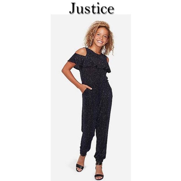 Justice Other - Justice Sparkle Jumpsuit Sz 16 NWT